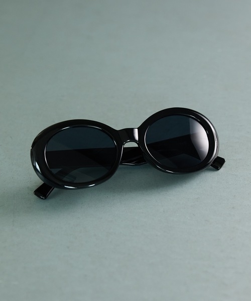 NUMBER (N)INE BIG FRAME SUNGLASSES / ビッグ ラウンド フレーム サングラス - UVカット -
