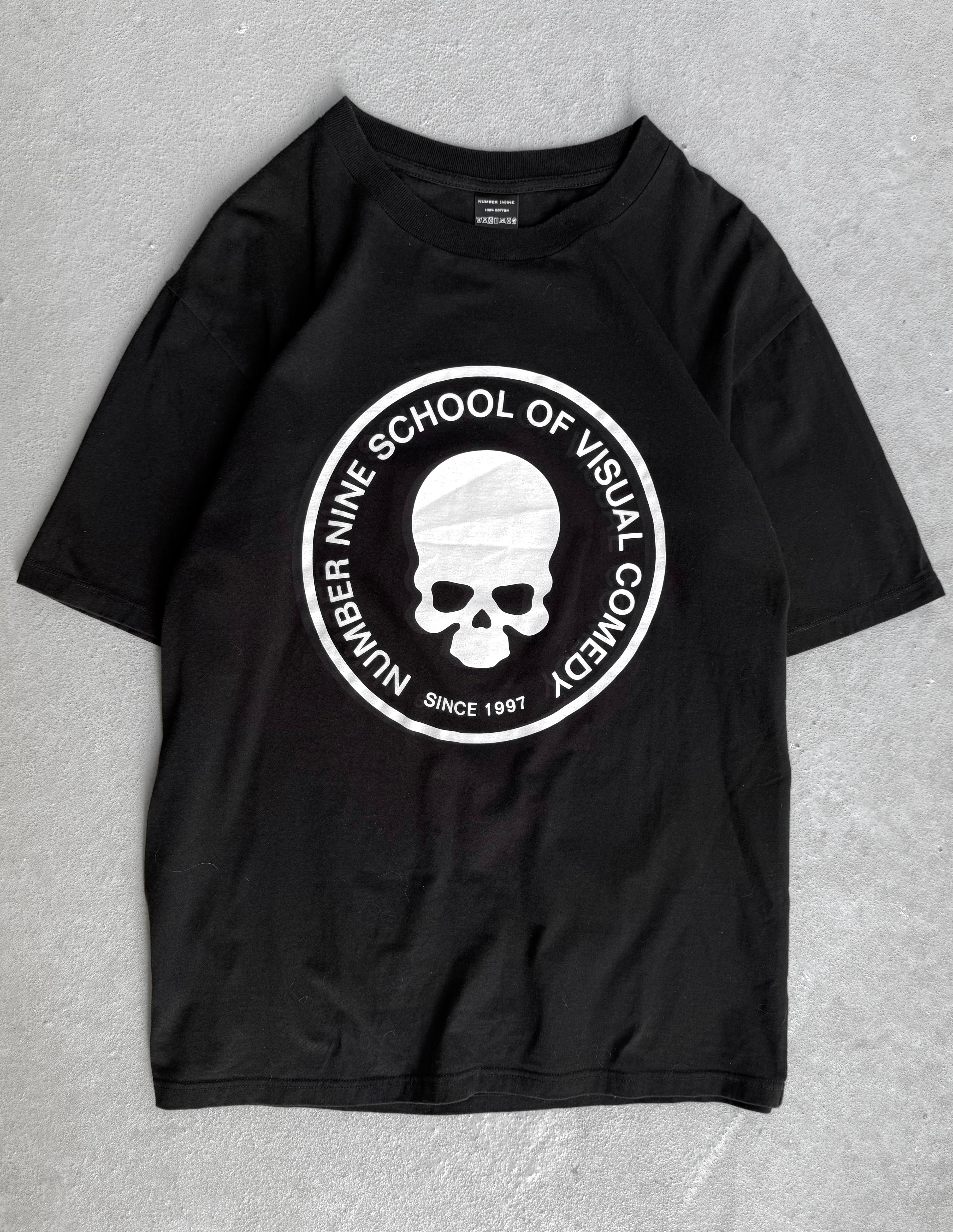 DRIEW GARMENTS Number (N)ine Re-edition SS01 “Time Migration” School of Visual Comedy Graphic Skull...