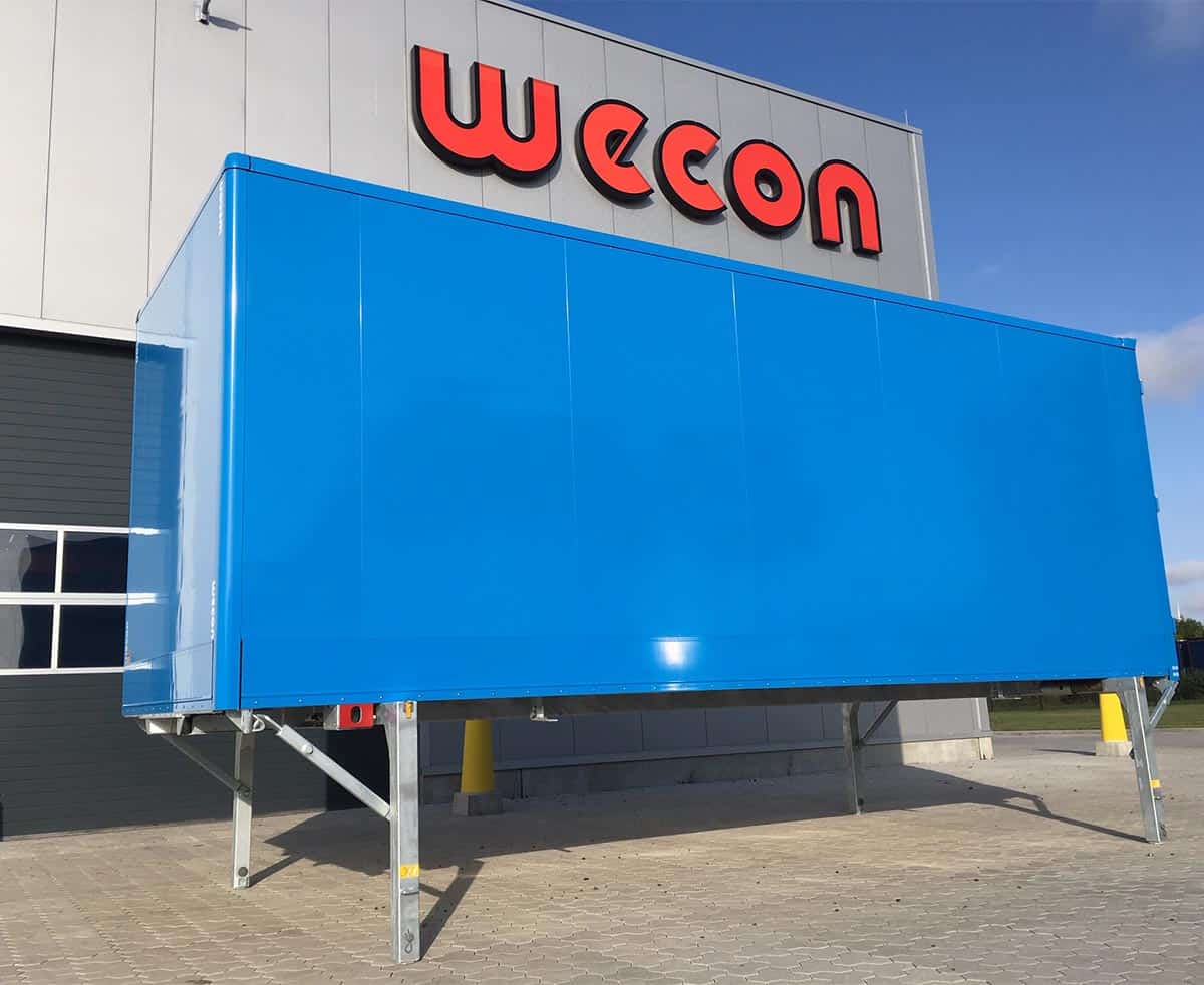 Wecon GmbH Sandwich swap-body trailer in customer colors