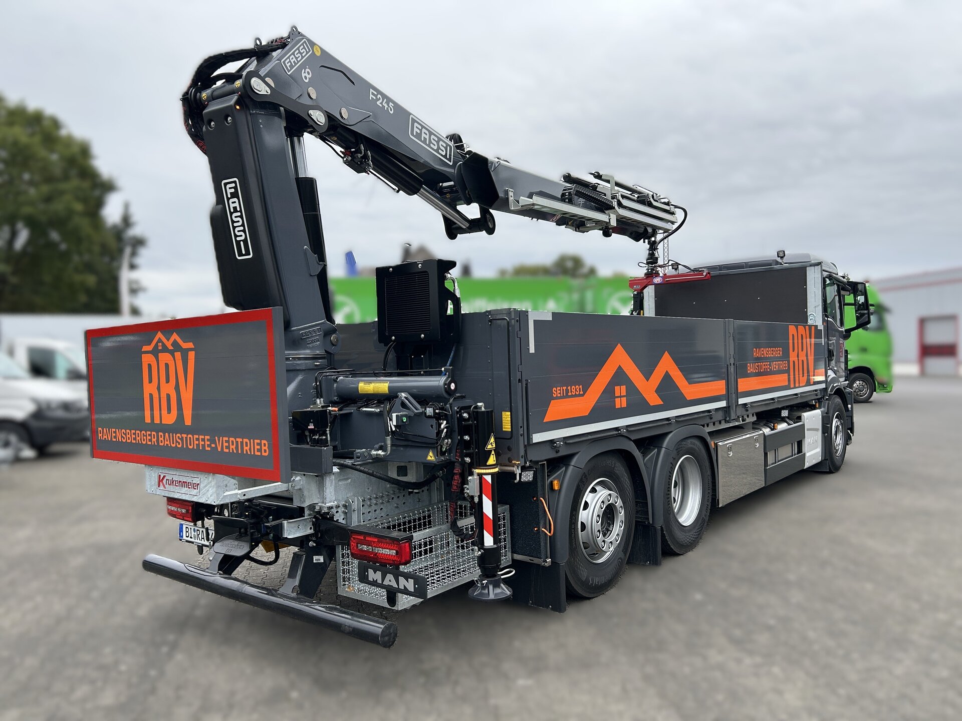 Krukenmeier Fahrzeugbau Loading crane superstructure