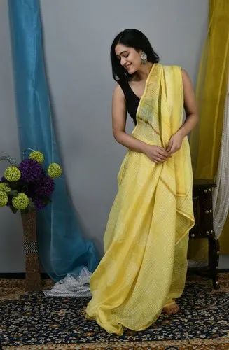 R C Printers Chanderi Silk Cotton Saree
