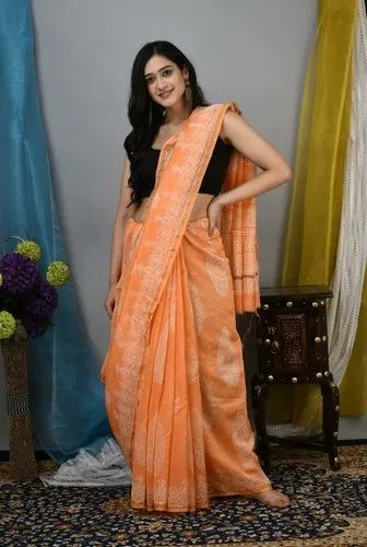 Chanderi Silk Cotton Saree