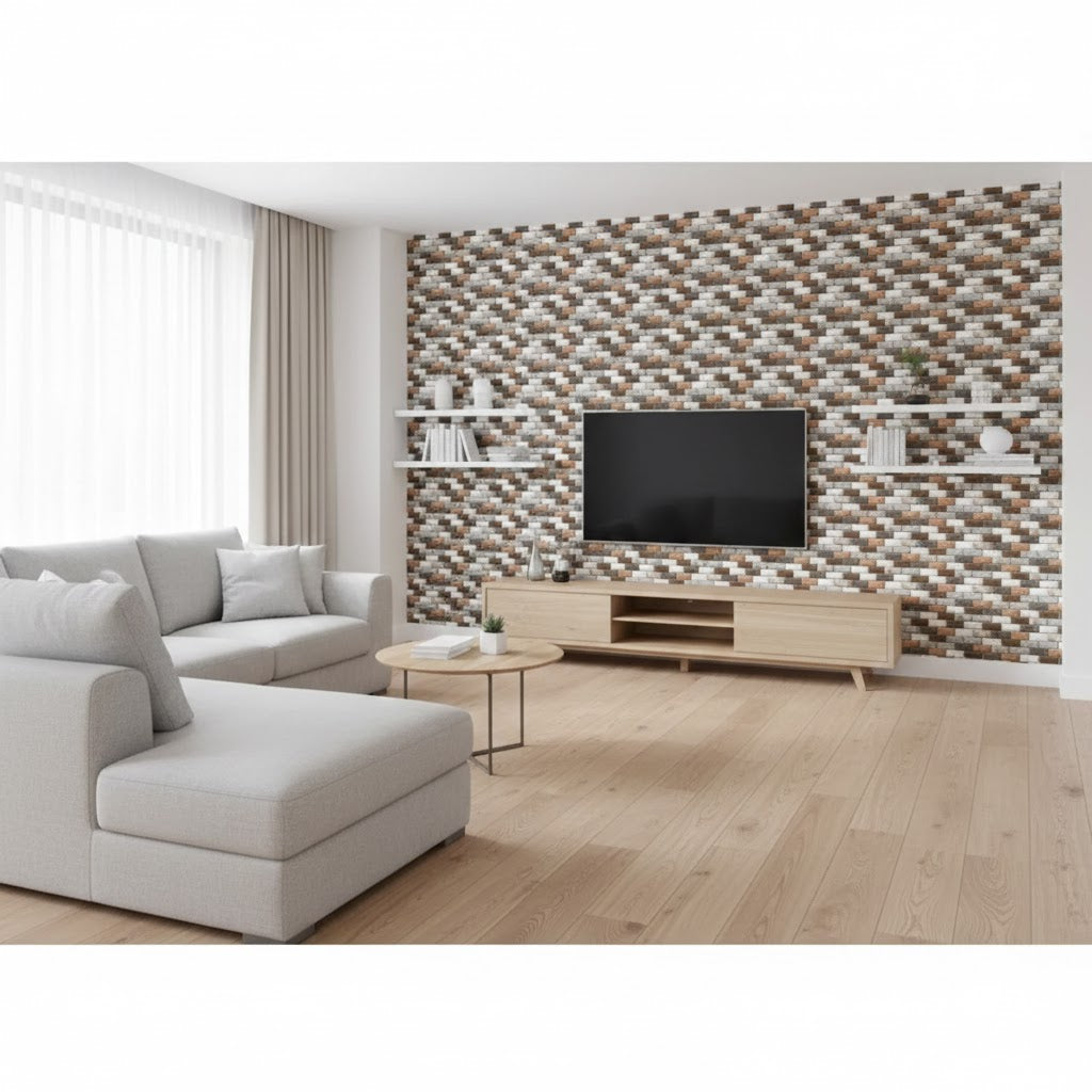 dailywholesale.pk 24Pcs Self Adhesive Mosaic Tile Stickers