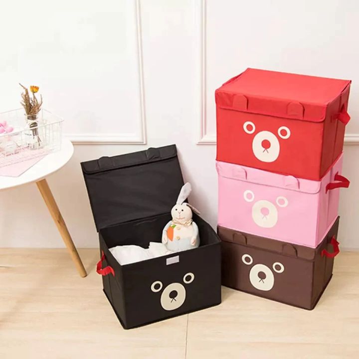dailywholesale.pk Panda Folding Storage Box For Kids Room