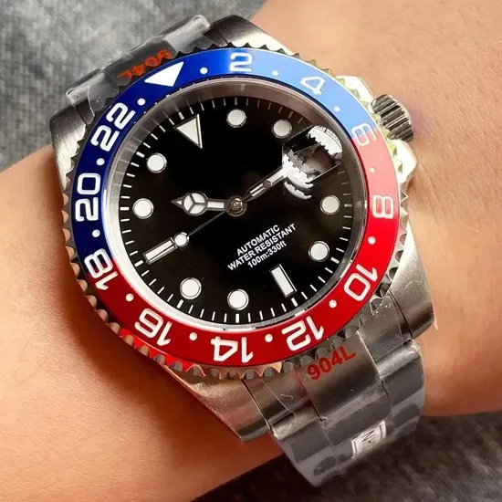 Huaining Alpha Trading Co., Ltd China Watches Men S Nh35apt5000 Water Resistant Diving Fan Edition Selfwinding Watch All...