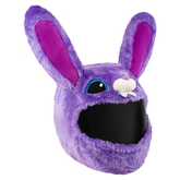 Moto Loot Motorcycle Helmet Cover - Purple Bunny