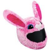 Moto Loot Motorcycle Helmet Cover - Pink Bunny