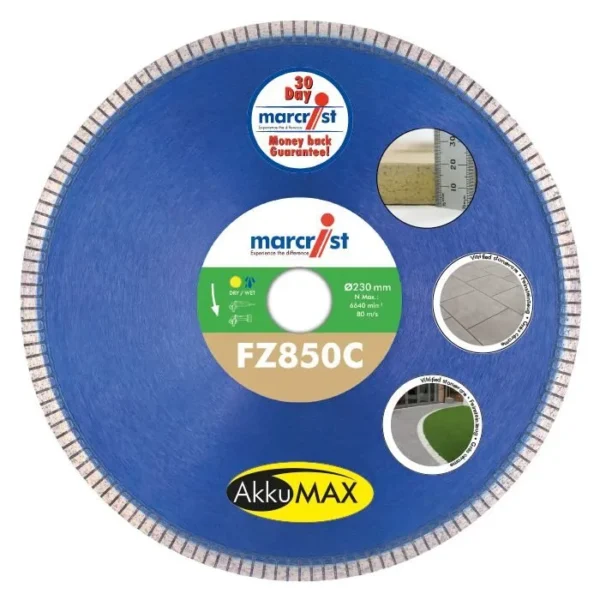 Marcrist FZ850C Special Blade for Outdoor Ceramics and 2 – 3 cm Vitrified Porcelain