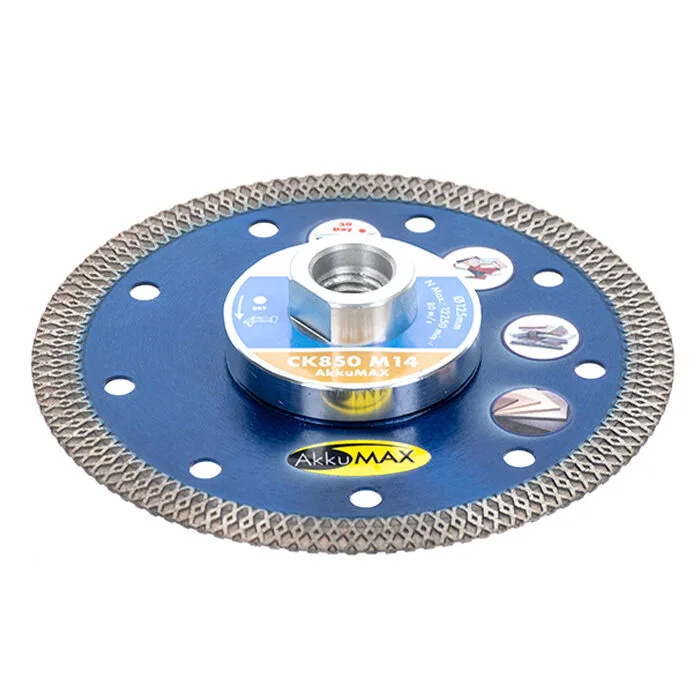 Marcrist CK850 AkkuMAX-M14 TILE CUTTING BLADE – M14 SPIN ON FLANGE