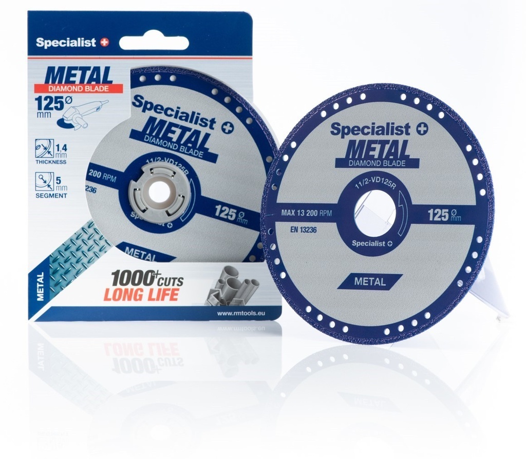 Specialist+ SPECIALIST+ diamond metal cutting disc, 125 mm