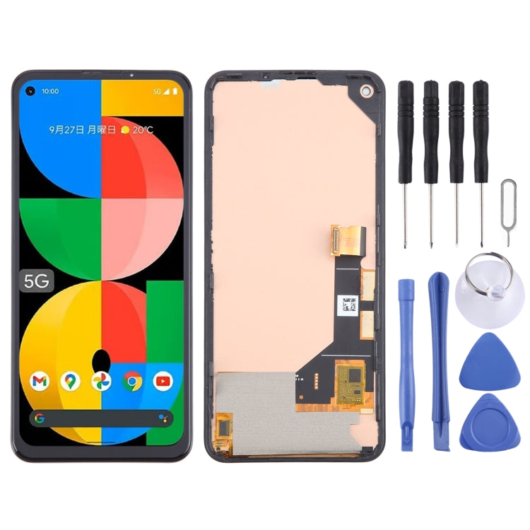Supreme Phone Parts LTD For Google Pixel 5a 5G G1F8F G4S1M TFT LCD Screen with Digitizer Full Assembly, Not...