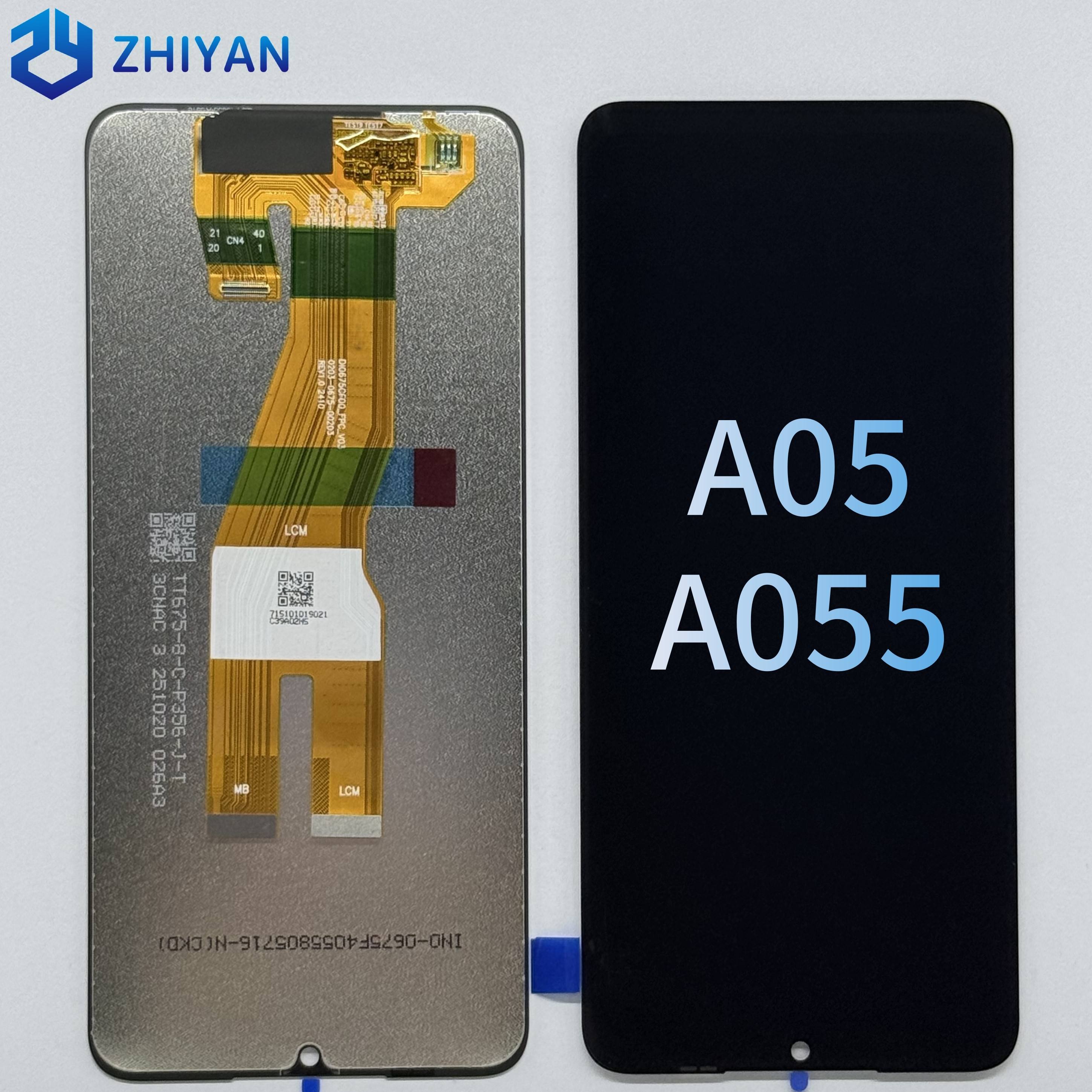 Shenzhen Zhiyan Electronic Technology Co., Ltd. Factory Direct Sales for Samsung A05 A055 LCD Screen Display Digitizer 6.7" TFT Touch...