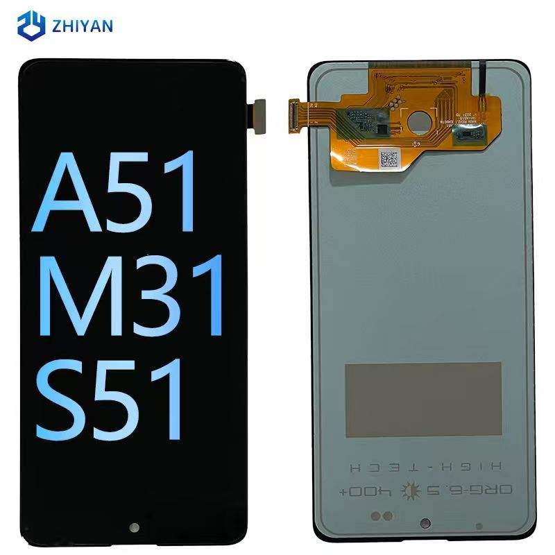 Wholesale INCELL Mobile Phone LCD Displays 350-400cd Luminance for Samsung A51 Replacement 1 Year