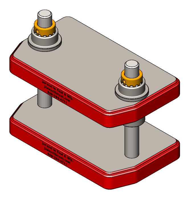 #5 MDSB Die Set with Linear Ball Bushings