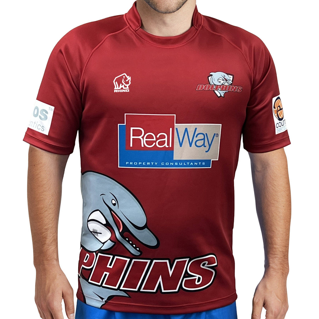 Rhino Rugby Men's Custom Sublimated (Standard Fit) Basic Rugby Jersey
