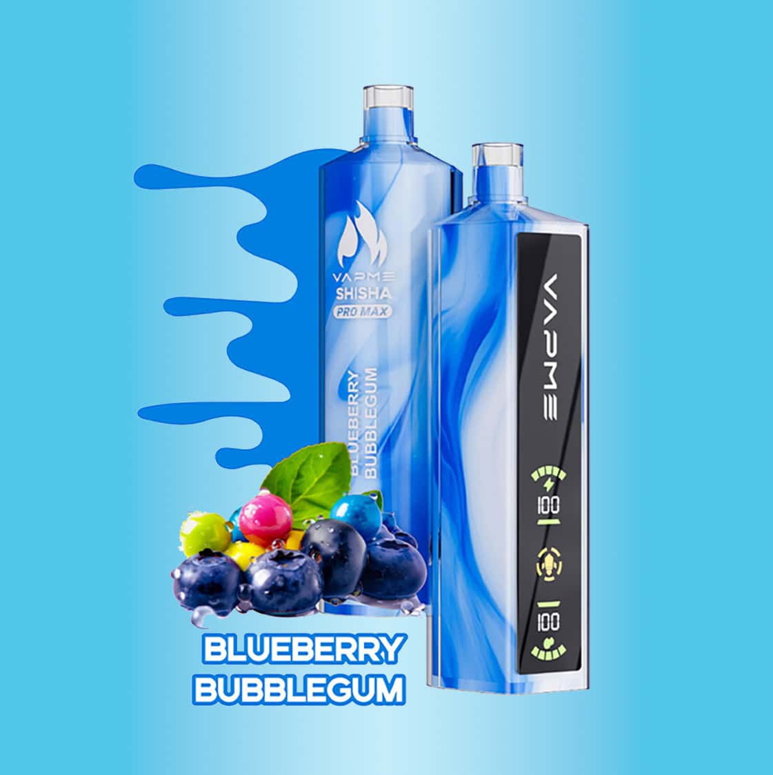 Starsvape Blueberry Bubblegum – VAPME SHISHA PRO MAX 20000 Puffs
