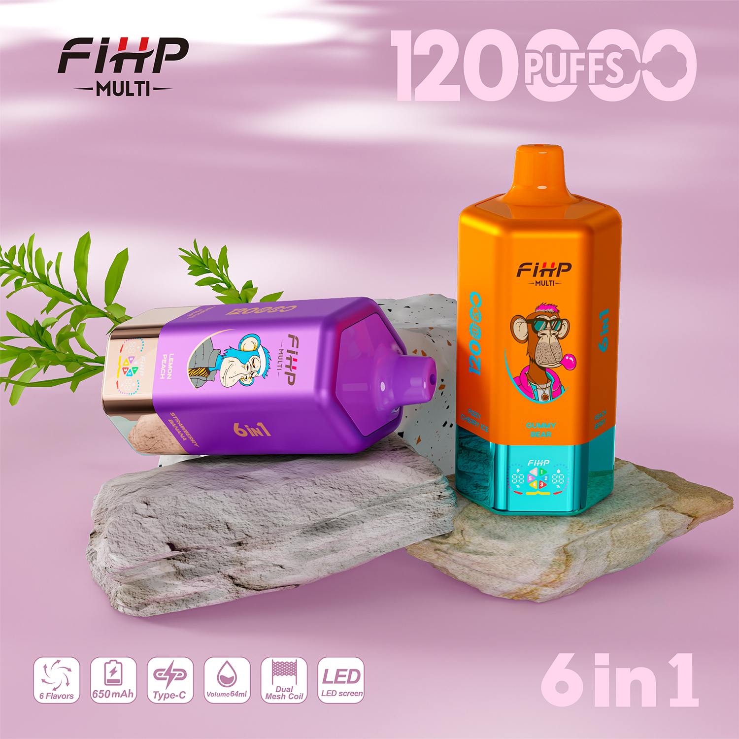 FIHP 120K 6-in-1 120000 Puffs