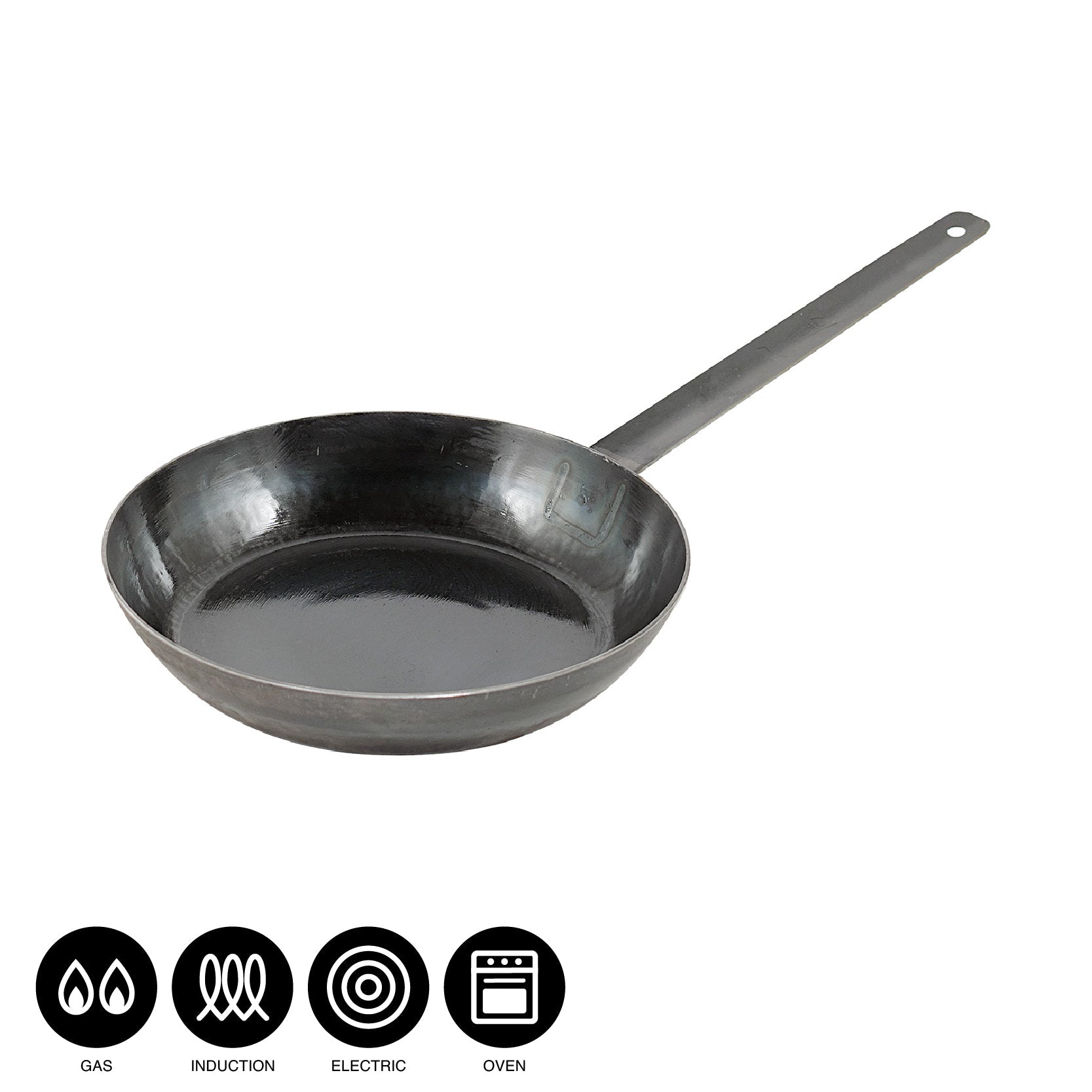 KAMA-ASA KAMA-ASA’s Hammered Carbon steel Frying Pan 10.2" 26cm
