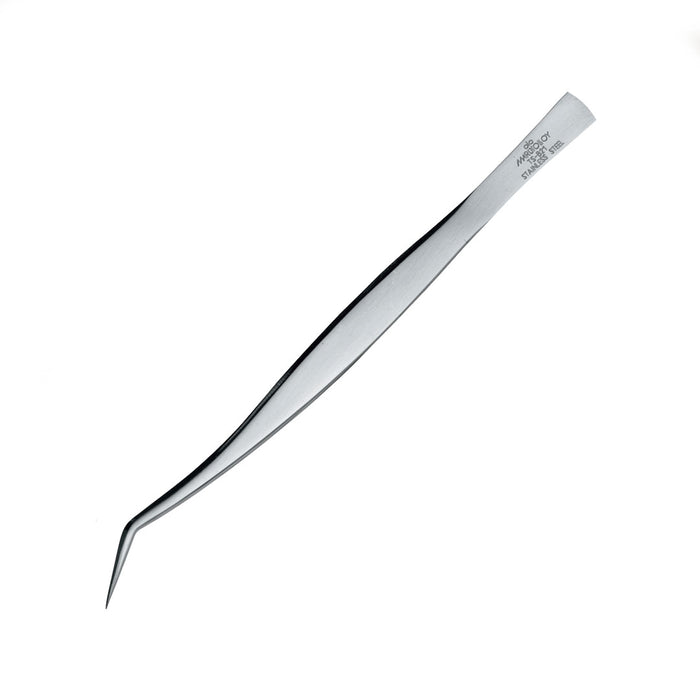 Marutolloy Marutolloy Stainless Steel Offset Plating Tweezers 6.1" (155mm)