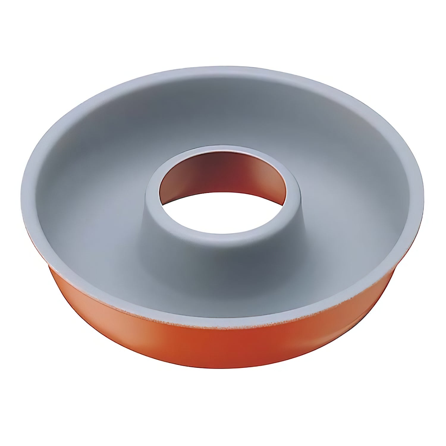 Shimotori Orange Steel Angel Food Cake Pan