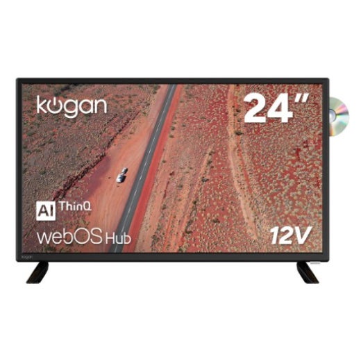 Kogan Kogan 24" LED WebOS ThinQ AI 12V Smart TV & DVD Combo - D97S
