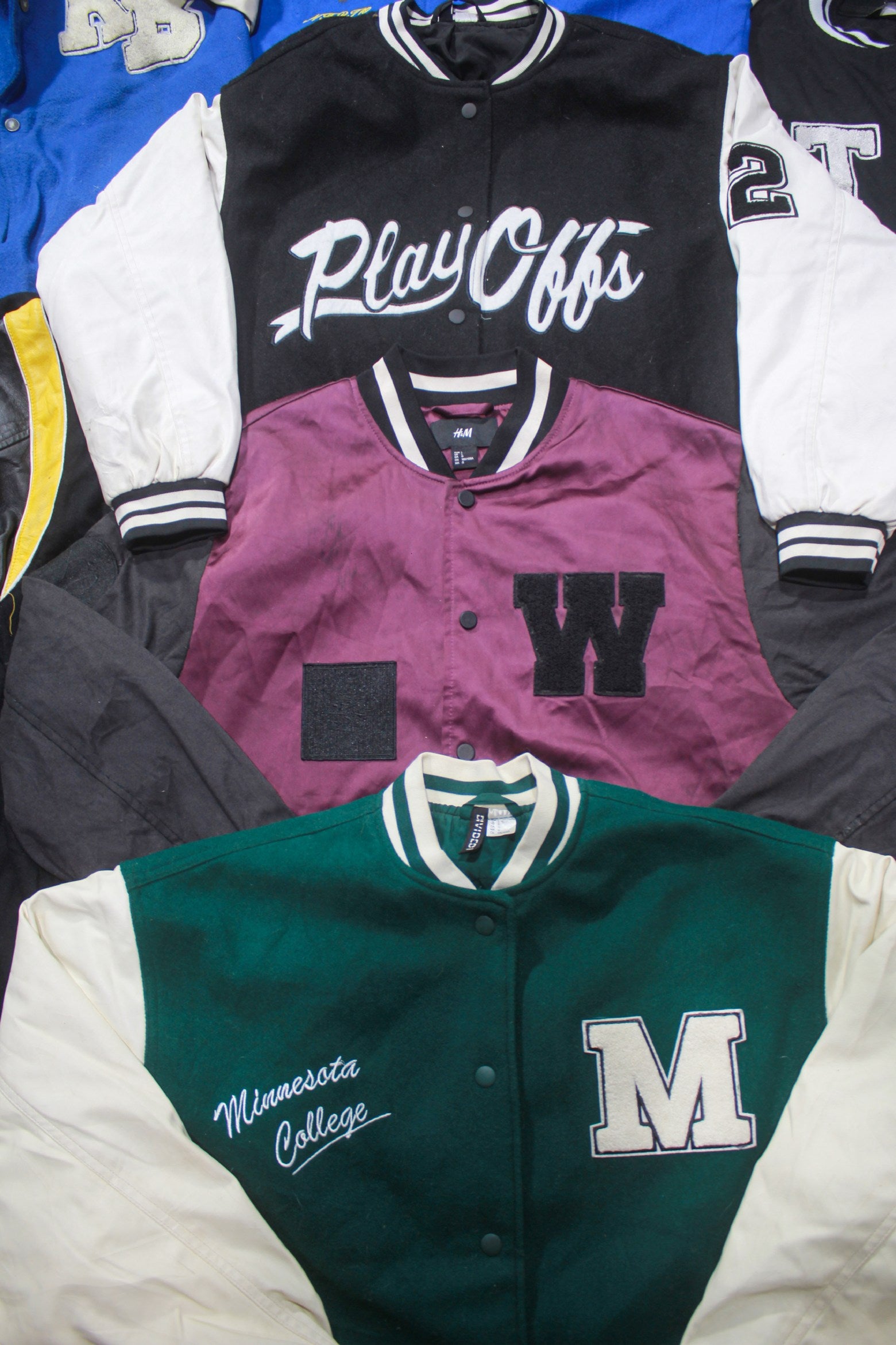 US Fripe Wholesale 25X Baseball varsity Jacket