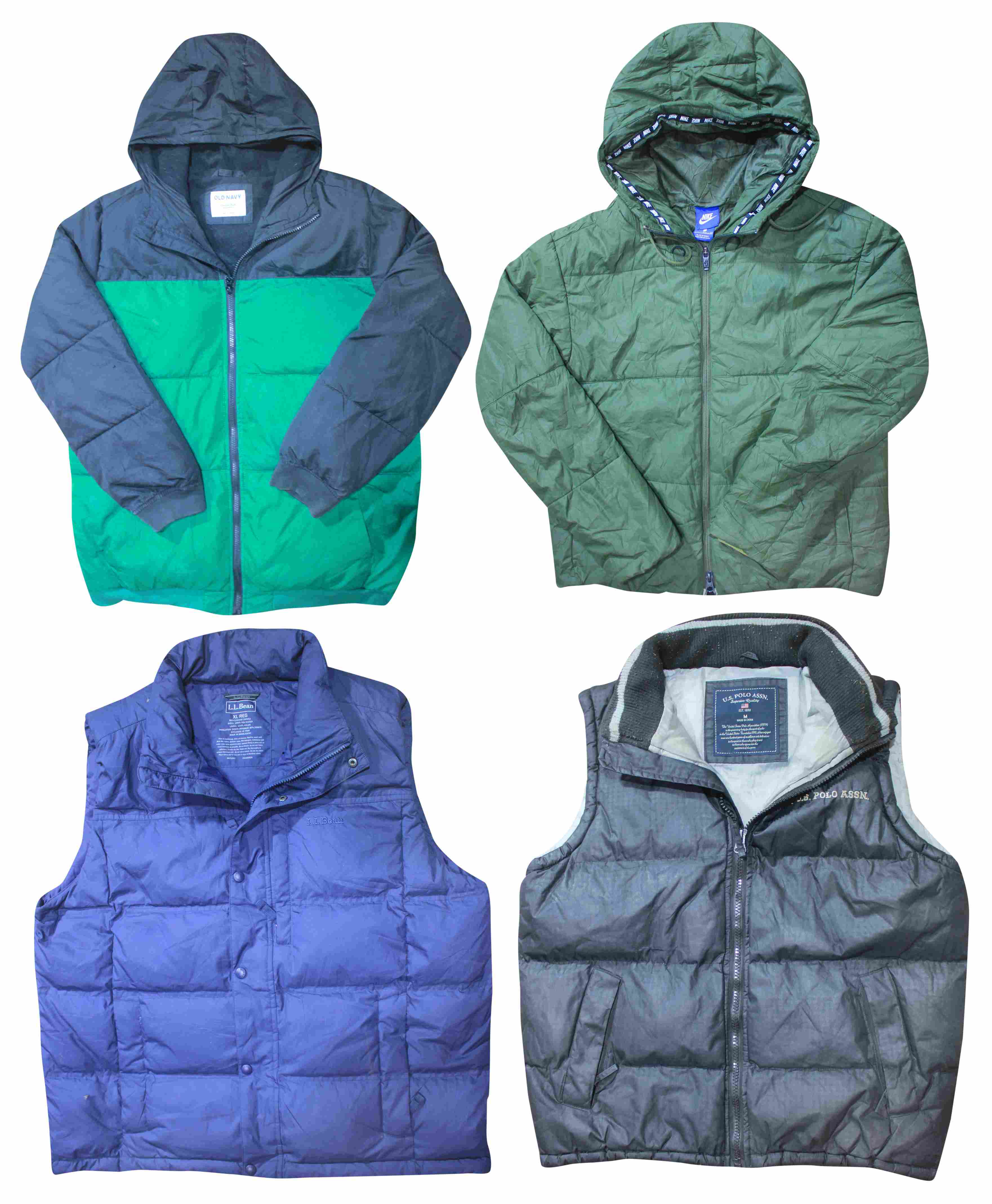 US Fripe Wholesale 25X Branded Puffer Jacket