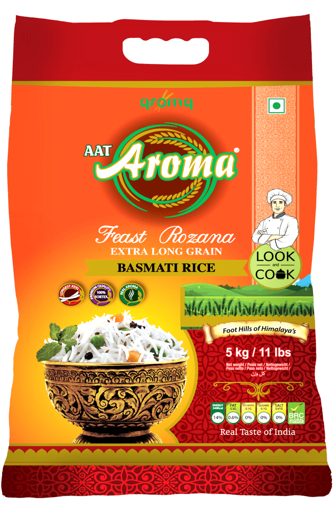 Aroma Agrotech Pvt. Ltd. Aroma Feast Rozana Basmati Rice
