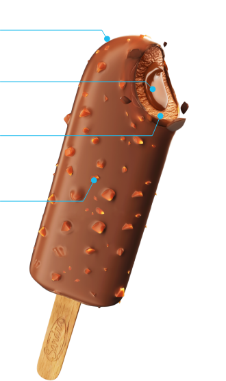 Surprise Cone Cup Triple Chocolate