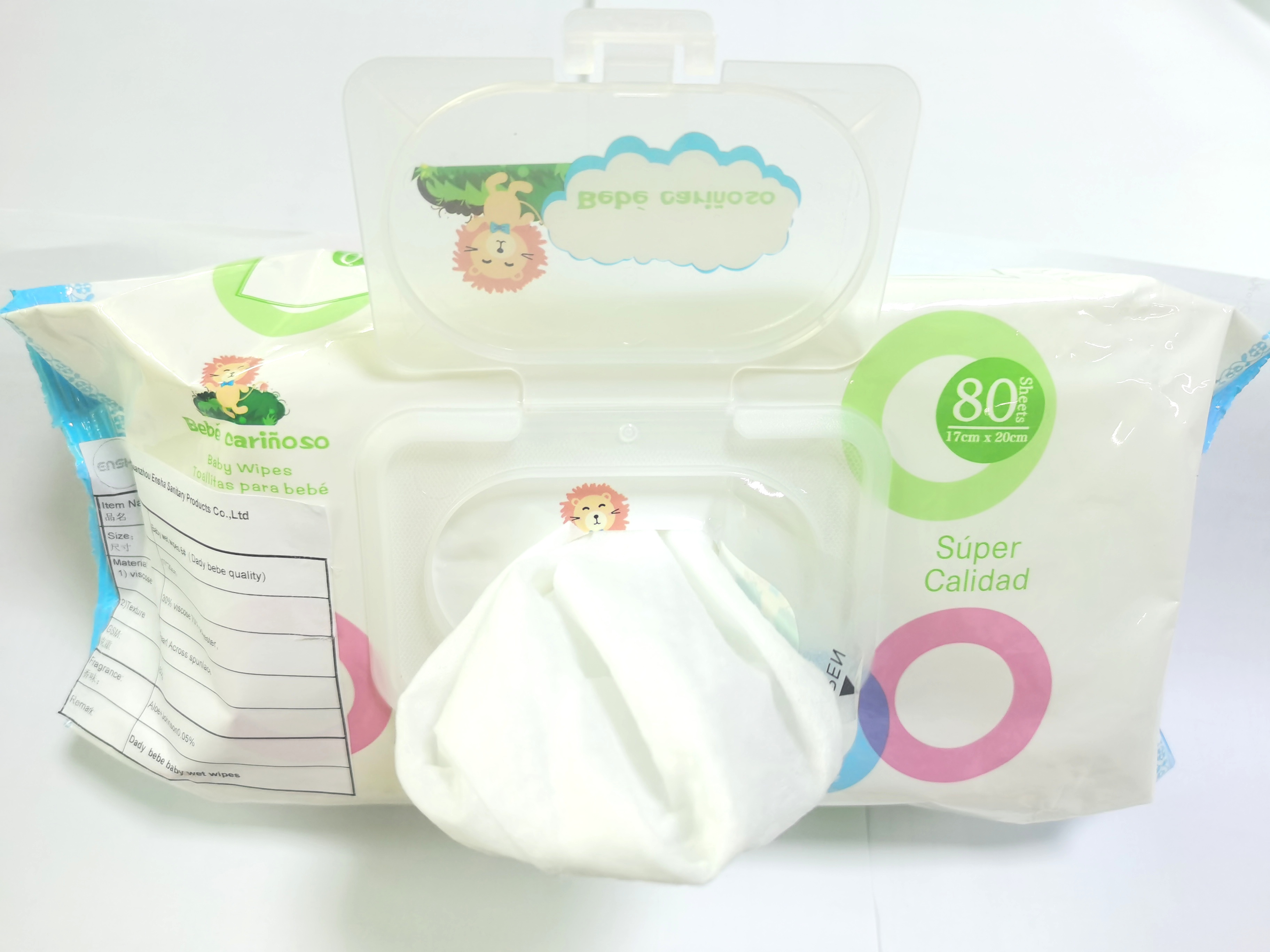 Dady bebe wet wipes 80pcs Pocket water paper