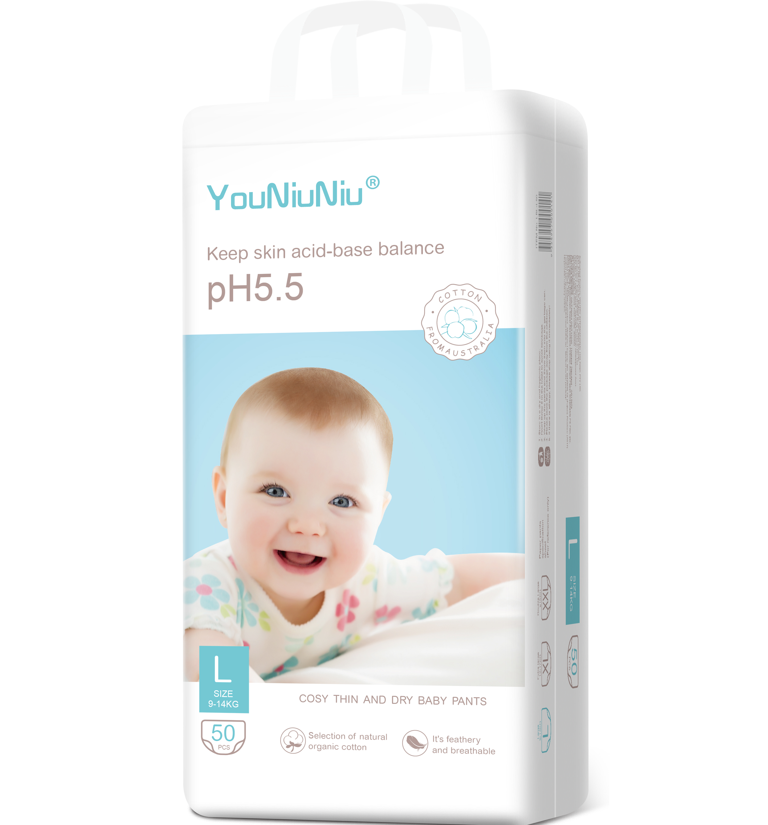 Custom Baby Diaper Pant Personalized Disposable Baby Nappy Pants Manufacturer