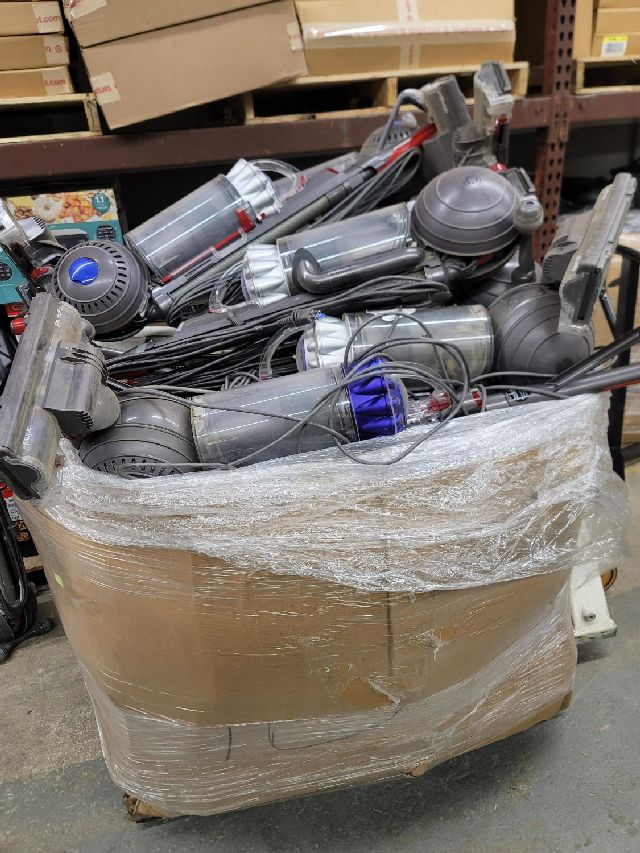 B-Stock 20-Pallet Truckload of Vacuum Cleaners by Dyson, Shark & More