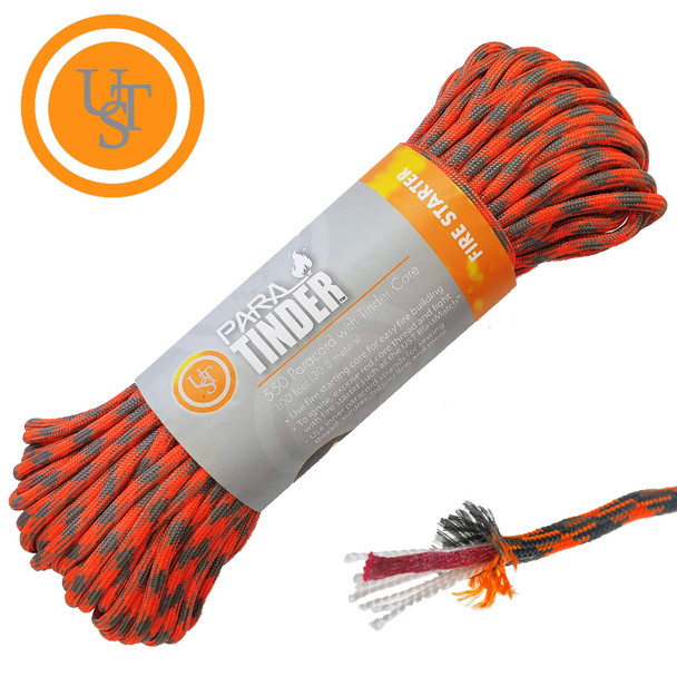 100ft 550 ParaTinder Paracord Rope Hank
