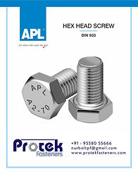 PROTEK FASTENERS STAINLESS STEEL HEX BOLTS