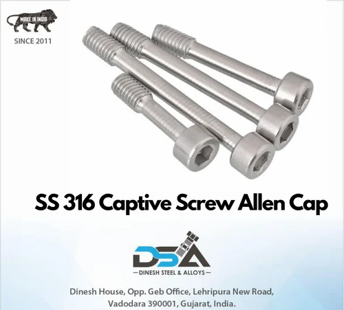 SS 316 Captive Screw ALLEN CAP