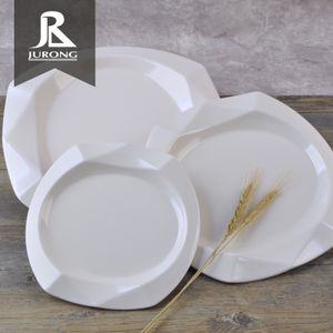 Melamine cheap plastic wedding dining plate set wholesale