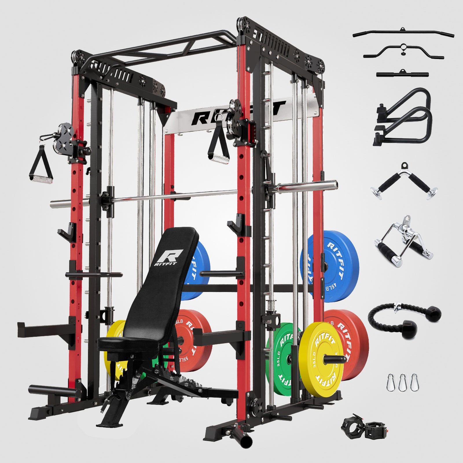 RitFit Sports RitFit M1 PRO Smith Machine Home Gym Package Comprehensive All-In-One Workout System