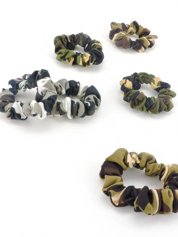 Mark Ashton Wholesale Multi Camo Assorted Scrunchies