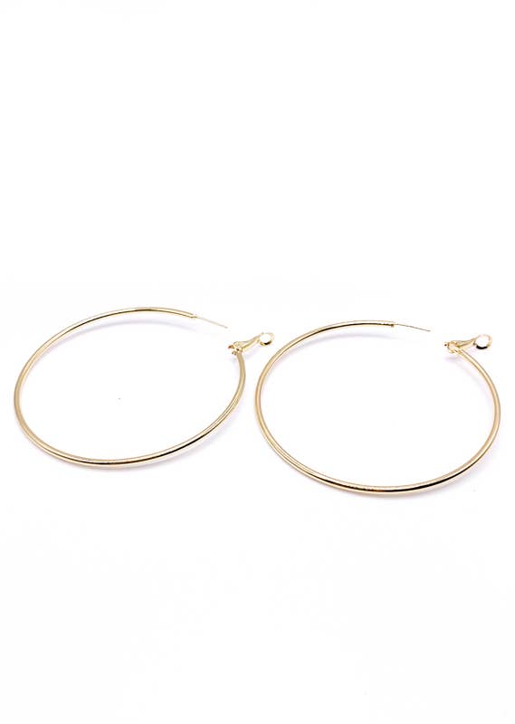 Classic 2.75 Inch Leverback Hoops