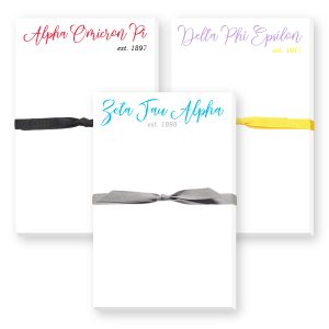 Donovan Designs Sorority Large Notepad