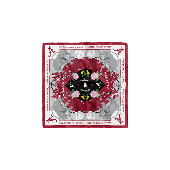 Saturday Silks Alabama Crimson Tide Pocket Scarf