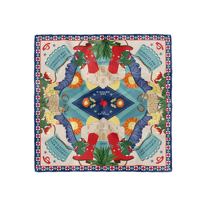 San Antonio Rodeo Fiesta Western Saturday Scarf™