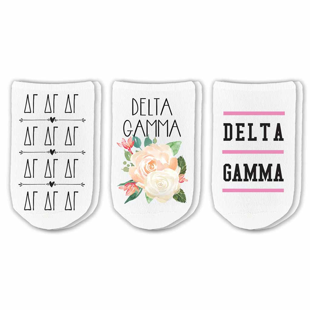 Delta Gamma Footie Socks