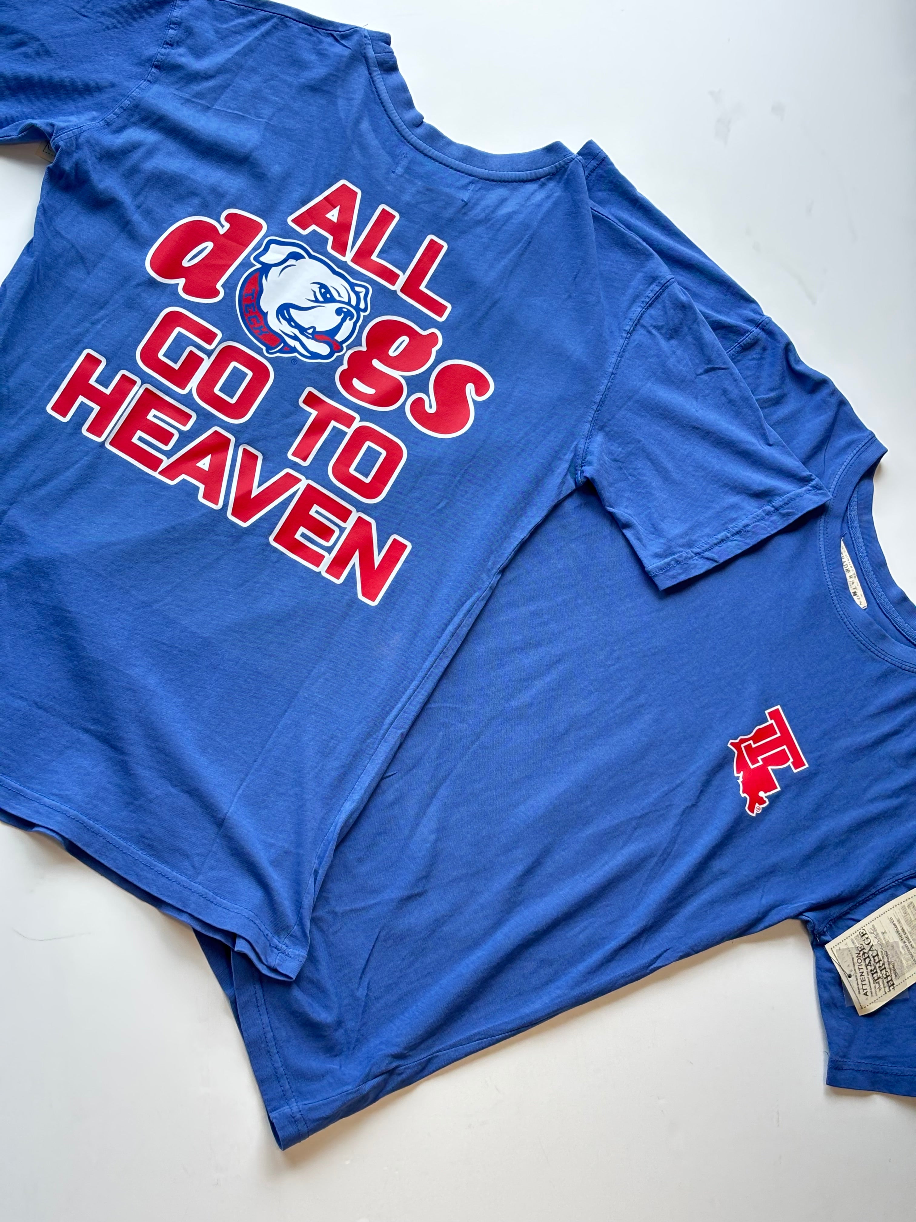 Rush Greek Gifts All Dawgs Go To Heaven Tee