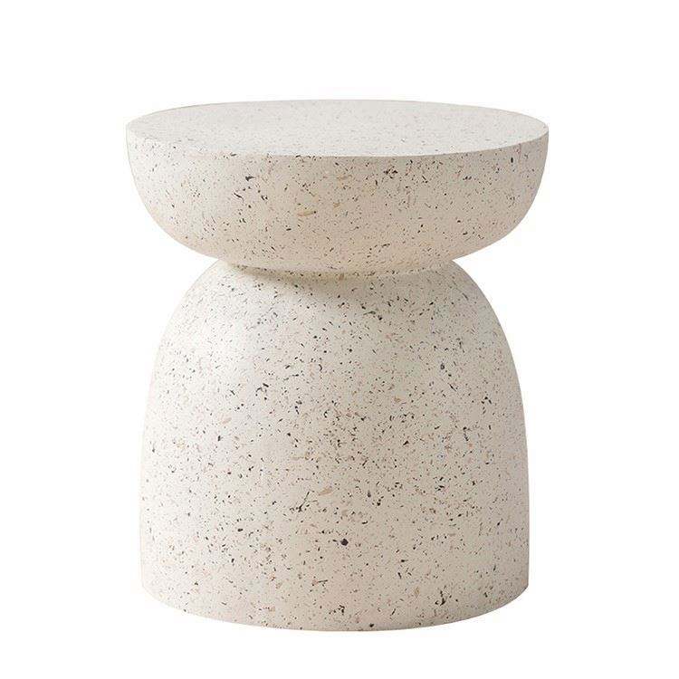 Modern Creative Side a Few Cement Nightstand Round Table Living Room Sofa Corner a Few Balconies Mini Outdoor Coffee Table