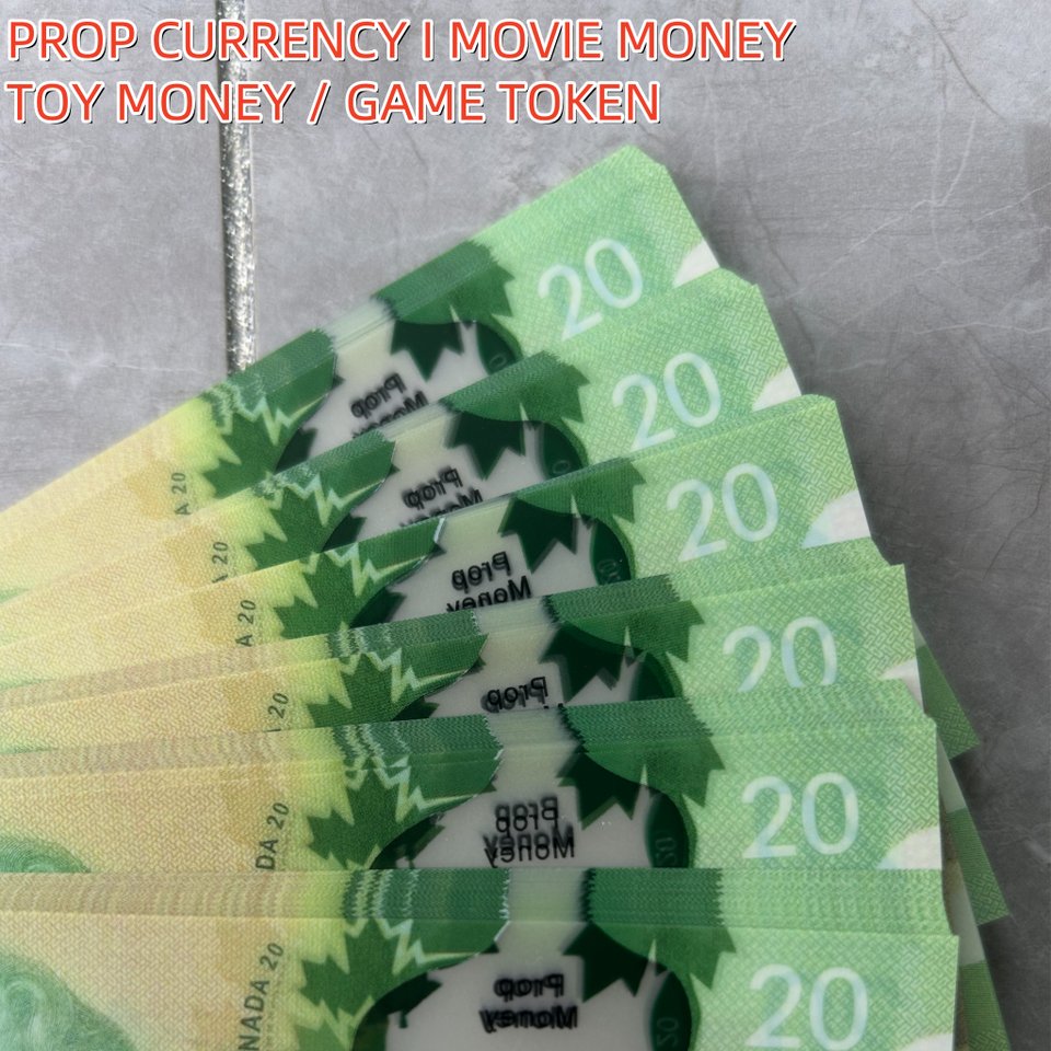 ULTRATHIN Handmade Environment-Friendly Canadian Prop Money 100 Dollar NOT REAL Souvenir for Wedding Christmas Birthday