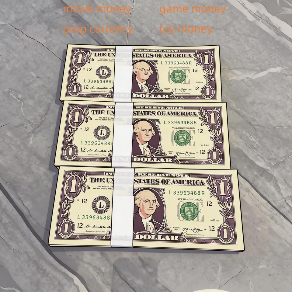 Guizhou Tichabo Trading Co., Ltd. Hot Selling High Quality Realistic Dollar Prop Banknote 20 50 100 Dollar Banknote Laser...