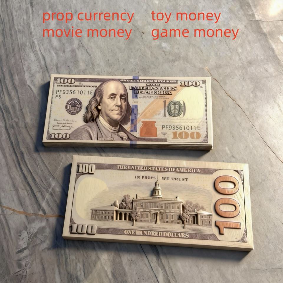 Guizhou Tichabo Trading Co., Ltd. High Quality Movie Dollar Banknotes Realistic Toy Banknotes Various Denominations...