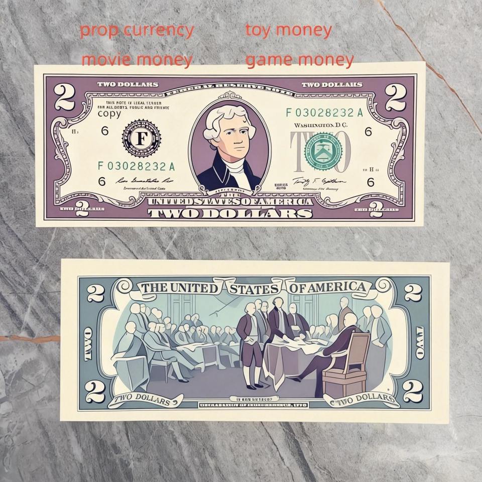 Bulk Spot Dollar Prop Banknotes High Quality $20 Prop Currency for Wedding Party Movie Shooting