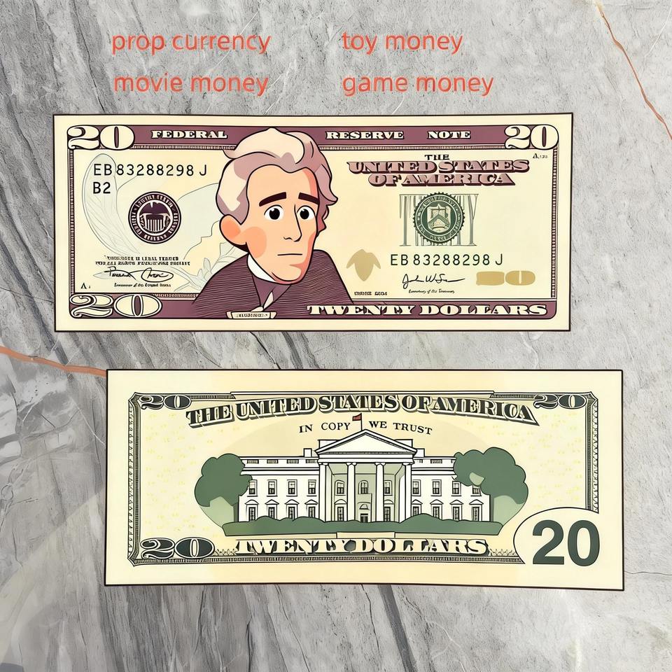 High Quality US Dollar Prop Banknotes Double-sided Realistic Prop Money Prop Money for Film Wedding Gift